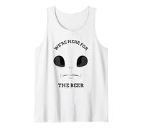 Nous Sommes là pour la bière (Funny Alien Graphic) Débardeur