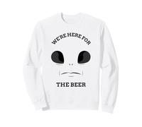 Nous Sommes là pour la bière (Funny Alien Graphic) Sweatshirt