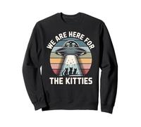 Nous Sommes là pour The Kitties UFO Cat Sweatshirt