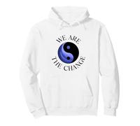 Nous Sommes Le Changement avec Le Symbole Yin Yang Sweat à Capuche