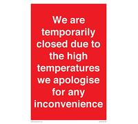 Nous sommes temporairement fermés en raison des températures élevées que nous nous excusons pour tout désagrément