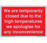 Nous sommes temporairement fermés en raison des températures élevées que nous nous excusons pour tout désagrément