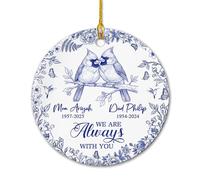 Nous Sommes Toujours avec Vous Pendentif De Noël Décoratifs Décoration De Noël A Suspendre avec Ficelle Ornement Suspendu pour Jardin Salon Festival