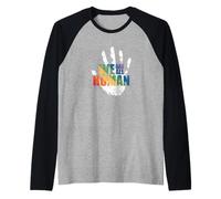 Nous Sommes Tous des Humains LGBT Manche Raglan