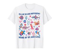 Nous Sommes Tous différents, Aucun d'entre Nous n'est Moins neurodivergent T-Shirt