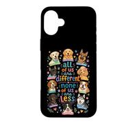 Nous Sommes Tous différents, Aucun d'entre Nous n'est Moins sensibilisé à l'Autisme Coque pour iPhone 16 Plus