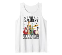 Nous Sommes Tous différents, mais dans Cette école, Nous jouons Tous Débardeur