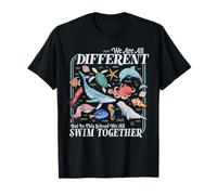 Nous Sommes Tous différents, Professeur de Natation Ensemble, de Retour à l'école T-Shirt