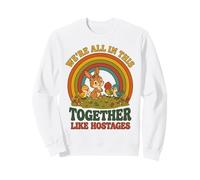 Nous Sommes Tous Ensemble comme des otages Bunny Birds Retro 1 Sweatshirt
