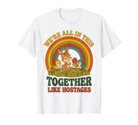 Nous Sommes Tous Ensemble comme des otages Bunny Birds Retro 1 T-Shirt