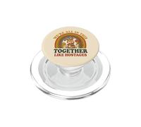 Nous Sommes Tous Ensemble comme des otages Bunny Birds Retro 2 PopSockets PopGrip pour MagSafe