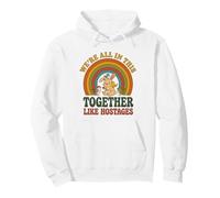 Nous Sommes Tous Ensemble comme des otages Bunny Birds Retro 4 Sweat à Capuche
