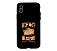 Nous Sommes Une Famille Un Peu branchée sur Le Hip hop Coque pour iPhone X/XS