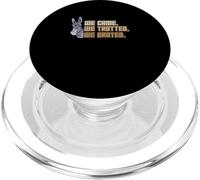 Nous sommes venus, nous avons trotté, nous avons brayé, drôle, pack, amateurs de courses de burro PopSockets PopGrip pour MagSafe
