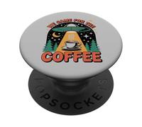 Nous Sommes Venus pour Le Coffee Abduction Expresso PopSockets PopGrip Adhésif