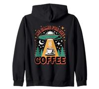 Nous Sommes Venus pour Le Coffee Abduction Expresso Sweat à Capuche