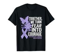 Nous transformons la peur en mois de sensibilisation au cancer de l'estomac courageux T-Shirt