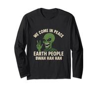 Nous venons en Paix Earth People Bwah Hah Hah Manche Longue