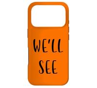 Nous verrons Funny Idea White Lie Party Coque pour iPhone 17 Pro