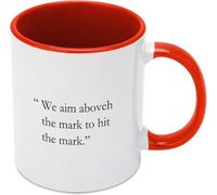 Nous visons l'excellence pour atteindre notre objectif. Tasse à café originale en céramique imprimée recto verso, 325 ml (11 oz), idéale comme cadeau pour maman, papa, un ami, un conjoint ou une épous