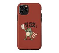 Nous votons Le Jour des élections de Dawn Frog Coque pour iPhone 11 Pro