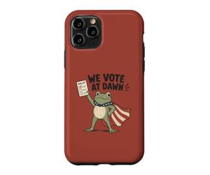 Nous votons Le Jour des élections de Dawn Frog Coque pour iPhone 11 Pro