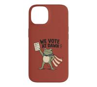 Nous votons Le Jour des élections de Dawn Frog Coque pour iPhone 14