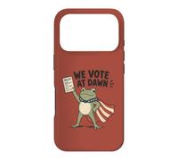 Nous votons Le Jour des élections de Dawn Frog Coque pour iPhone 17 Pro