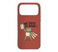 Nous votons Le Jour des élections de Dawn Frog Coque pour iPhone 17 Pro Max