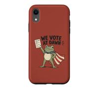 Nous votons Le Jour des élections de Dawn Frog Coque pour iPhone XR