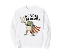 Nous votons Le Jour des élections de Dawn Frog Sweatshirt