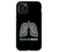 Nous Vous aidons à Respirer | Thérapeute en Soins respiratoires cliniques Coque pour iPhone 11 Pro