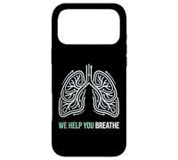 Nous Vous aidons à Respirer | Thérapeute en Soins respiratoires cliniques Coque pour iPhone 17 Pro Max
