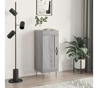 Nous vous présentons le buffet gris Sonoma, 34,5 x 34 x 90 cm, en bois robuste, une armoire polyvalente pour le salon, le couloir et la salle à manger, avec beaucoup d'espace de rangement et porte