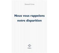 Nous vous rappelons notre disparition Yannick Liron (Auteur)