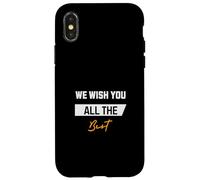 Nous Vous souhaitons Tout Le Meilleur - Adieu, Voyage, Mariage Coque pour iPhone X/XS