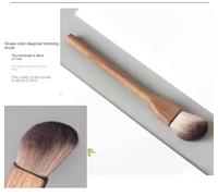 Nouveau 1 Pièces Européen Vintage Manche En Bois Pinceau De Maquillage De Haute Qualité Noyer Poudre Libre Blush Fond De Teint Contour Brosse Super Doux..Contouring Brush
