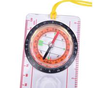 Nouveau 2019 En Plein Air Portable Randonnée Camping Règle Carte Loupe Liquide Rempli Boussole