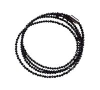 Nouveau 2025 1 pc Fengbaowu Bracelle noire naturelle Bracelet à facettes rondes Rounds 4 boucles Crystal Stone for Women Decoration Bijoux commémoratif avec vous pour vous accessoires TRENDY CRÉATIVE