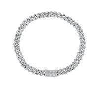 NOUVEAU 2025 Bracelet pour femmes unisexe 6 mm Chaîne cubaine Iced Out CZ avec fermoir à printemps Hop Bijoux personnalisé pour décoration Luxury You Accessoires tendance pour les femmes et les