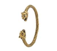 Nouveau 2025 Double Lion Head Crocodile Head Wolf Head Skull Head Head Head Bracelet en acier inoxydable pour le cadeau de bijoux de mode masculine nouveau pour vous pour vous bijoux accessoires