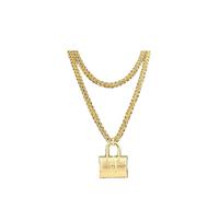 Nouveau 2025 Pendentif plaqué or 18 carats avec chaîne de 100 cm de long Collier à motif animal en cuivre pour femmes et hommes Bijoux de mode pour fête, usage quotidien, accessoires de mode, cadeau