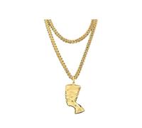 Nouveau 2025 Pendentif plaqué or 18 carats avec chaîne de 100 cm de long Collier à motif animal en cuivre pour femmes et hommes Bijoux de mode pour fête, usage quotidien, accessoires de mode, cadeau