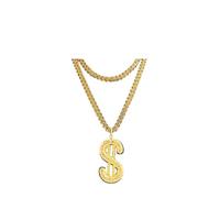 Nouveau 2025 Pendentif plaqué or 18 carats avec chaîne de 100 cm de long Collier à motif animal en cuivre pour femmes et hommes Bijoux de mode pour fête, usage quotidien, accessoires de mode, cadeau