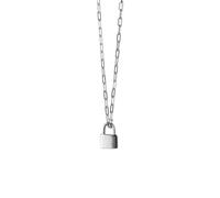 NOUVEAU 2025 REAL 925 Collier de tour de cou verrou en argent sterling pour les femmes de mode Fonction Classic Fine bijoux accessoires géométriques Décoration Bijoux Luxury avec vos accessoires Best