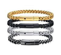 Nouveau 2025 Unisexe 6 mm 8,5 pouces Chaîne de sphèle Bracelet Chunky Keel Bracelet en acier inoxydable Constatations de bijoux pour hommes pour hommes