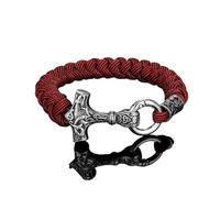 Nouveau 2025 Unisexe Mens Viking Survival Corde Broselets en acier inoxydable Thos Hammer Camping Paracord bracelet Outdoor Norse Bijoux Fashion ACCESSOIRES TRENDY CREATIN