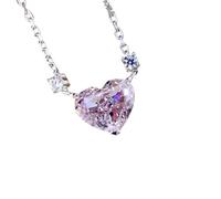 Nouveau 2026 Charm Heart Cut Topaz Diamond Pendant 100% Real 925 STERLING SILP MARDING pendents