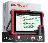 Nouveau 2026 KINGBOLEN K10 PRO/K10 ELITE Outil de diagnostic avec diagramme de topologie complète du système, scanner automobile CANFD DOIP OBD OBD2, 40+ fonctions de réinitialisation K10 PRO