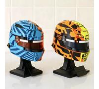 Nouveau 2026 - Modèle de casque de pilote de course Oscar Piastri Lando Norris, 793 pièces, en blocs de construction, jouet pour ornement ou cadeau d'anniversaire Lando Norris